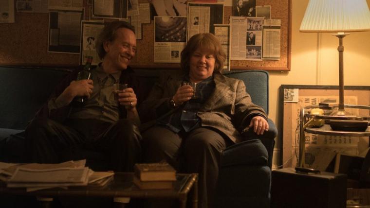 Richard E. Grant and Melissa McCarthy in Can You Ever Forgive Me?