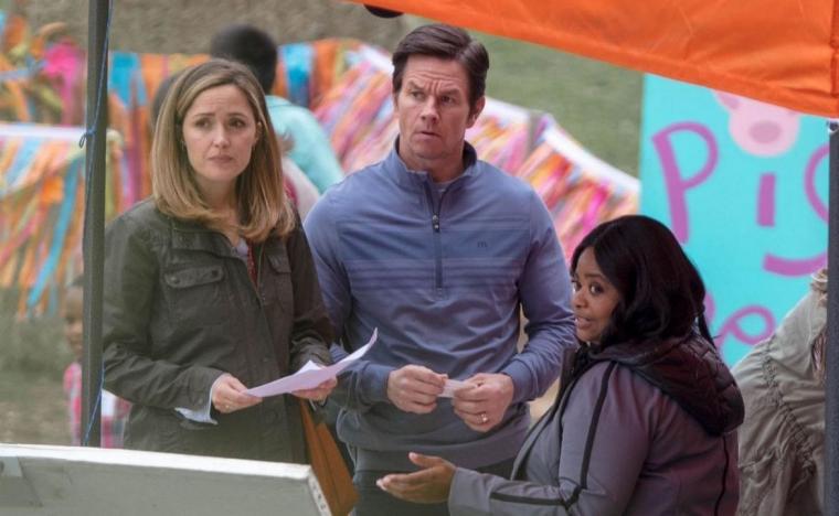 Rose Byrne, Mark Wahlberg, and Octavia Spencer in Instant Family
