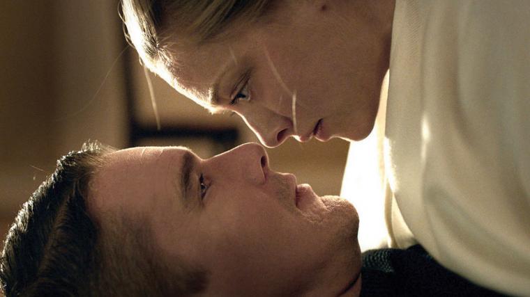 Ethan Hawke and Amanda Seyfried in First Reformed