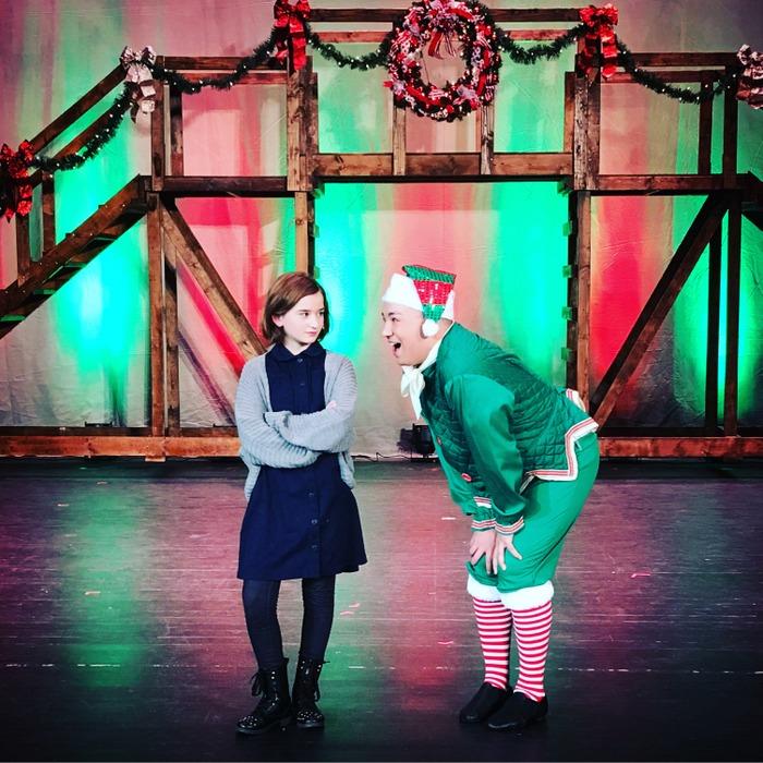 Marley Haley and Gary Mayfield in The Happy Elf
