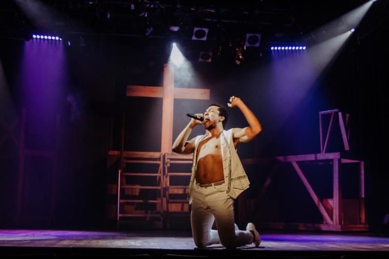 Nick Drake in the Clinton Area Showboat Theatre's Jesus Christ Superstar