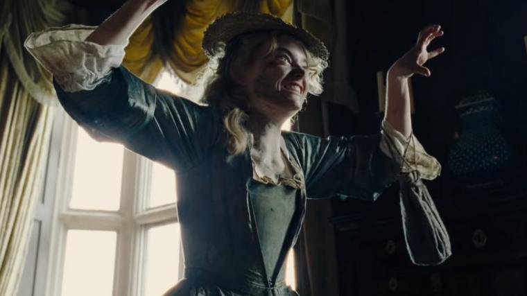 Emma Stone in The Favourite