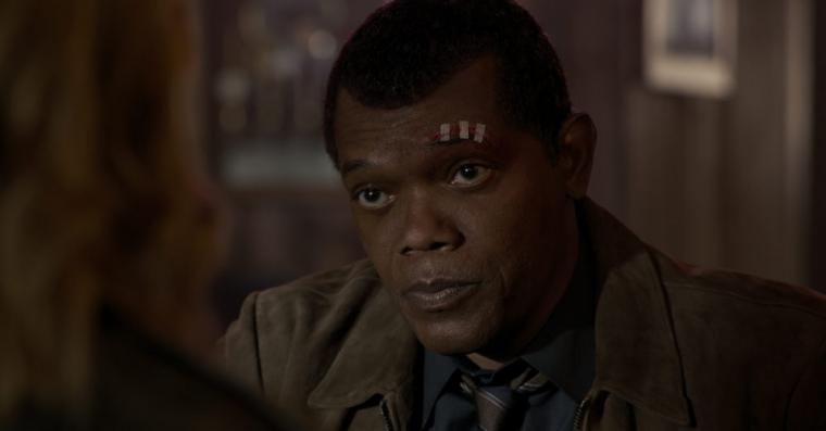 Samuel L. Jackson in Captain Marvel