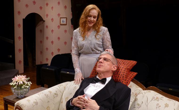 Ann Keeney-Grafft and Jim Driscoll in Blithe Spirit