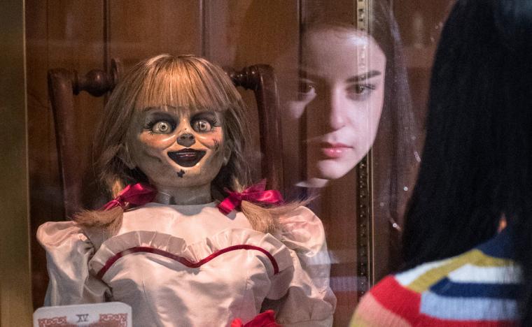 Annabelle and Katie Sarife in Annabelle Comes Home