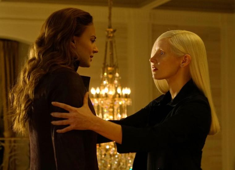 Sophie Turner and Jessica Chastain in Dark Phoenix