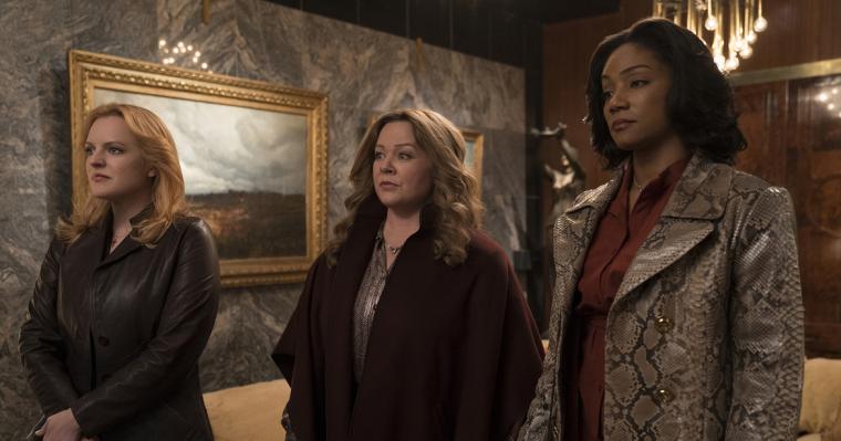 Elisabeth Moss, Melissa McCarthy, and Tiffany Haddish in The Kitchen
