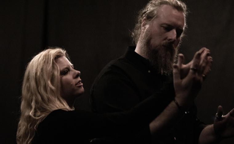 Maggie Woolley and Aaron Sullivan in the Prenzie Players' Macbeth