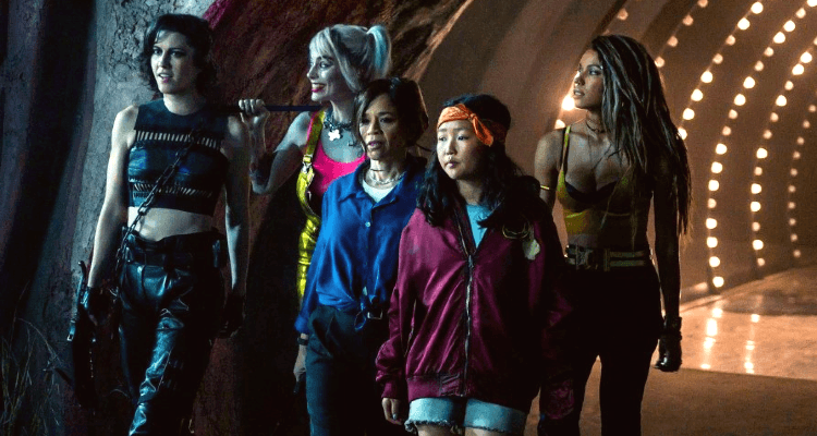 Mary Elizabeth Winstead, Margot Robbie, Rosie Perez, Ella Jay Basco, and Jurnee Smollett-Bell in Birds of Prey (And the Fantabulous Emancipation of One Harley Quinn)