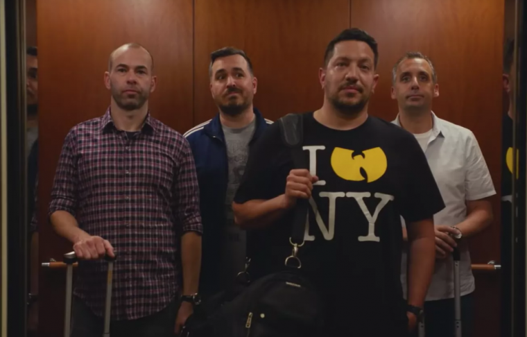 James Murray, Brian Quinn, Sal Vulcano, and Joe Gatto in Impractical Jokers: The Movie