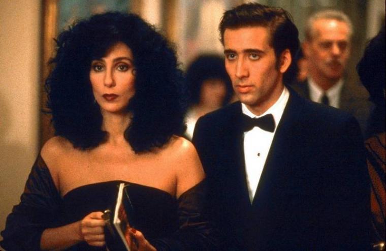 Cher and Nicolas Cage in Moonstruck