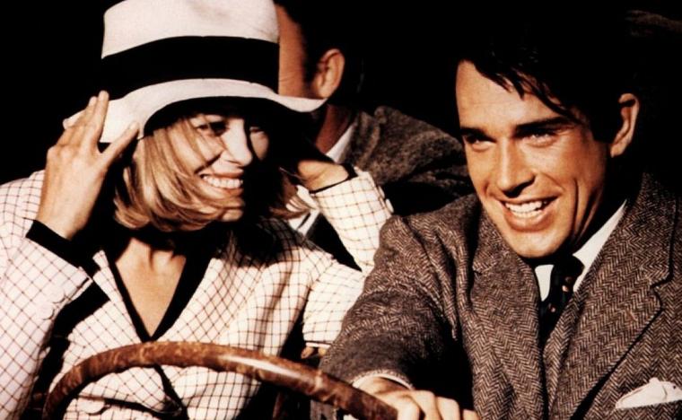 Faye Dunaway and Warren Beatty in Bonnie & Clyde