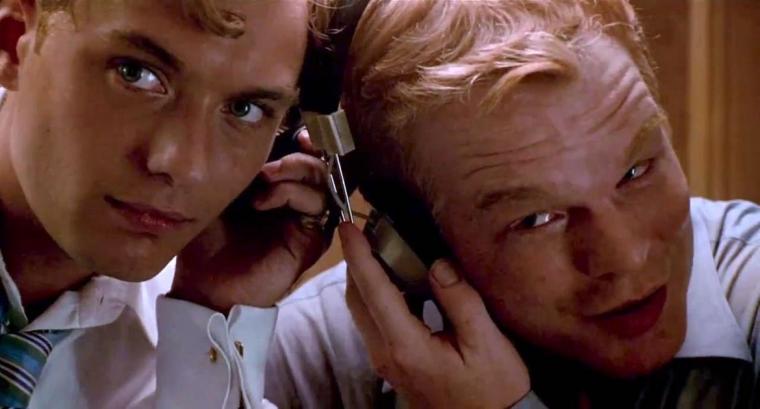 Jude Law and Philip Seymour Hoffman in The Talented Mr. Ripley