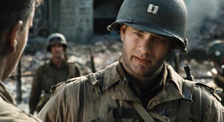 Tom Hanks in Saving Private Ryan