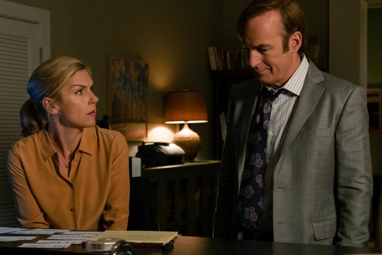 Rhea Seehorn and Bob Odenkirk in Better Call Saul