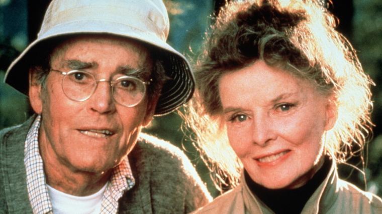 Henry Fonda and Katharine Hepburn in On Golden Pond