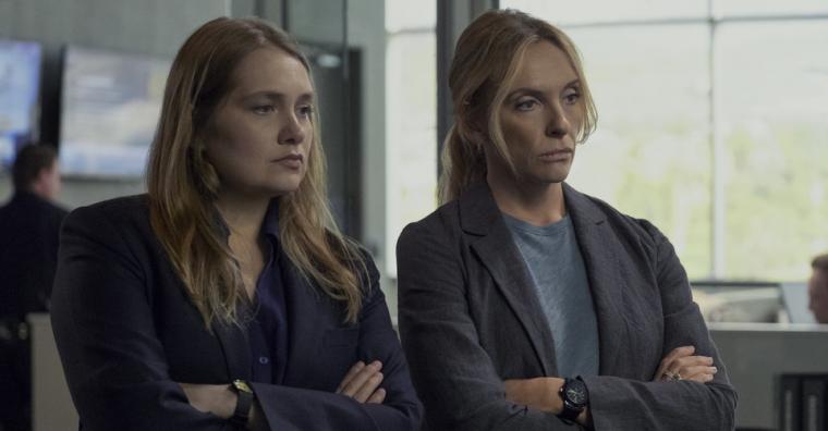 Merritt Wever and Toni Collette in Unbelievable