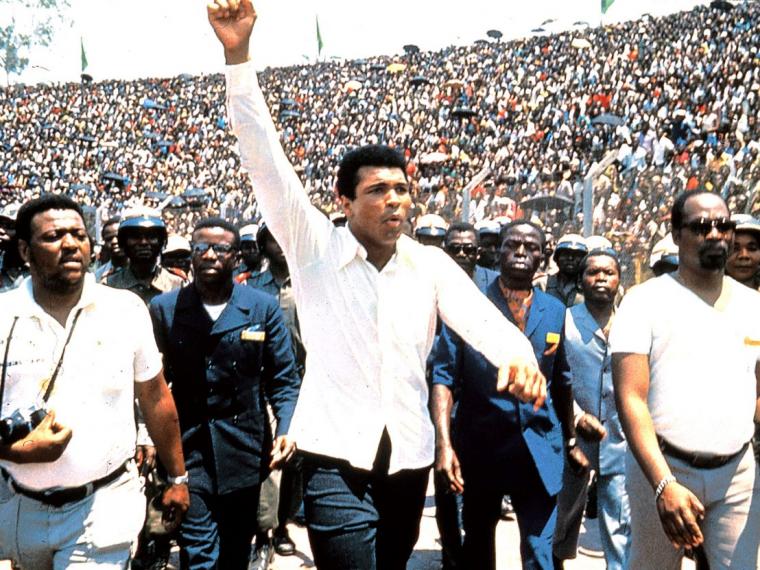 Muhammad Ali in When We Were Kings