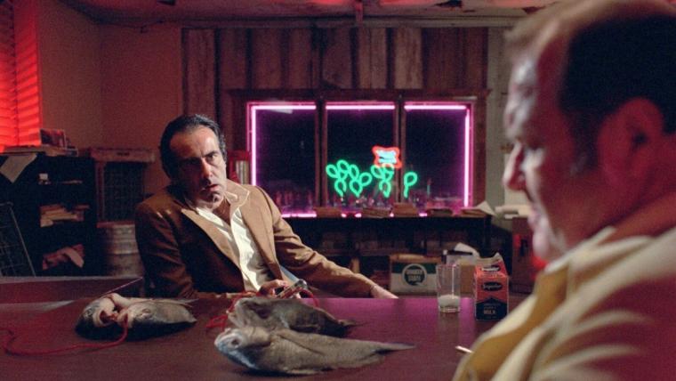 Dan Hedaya and M. Emmet Wash in Blood Simple