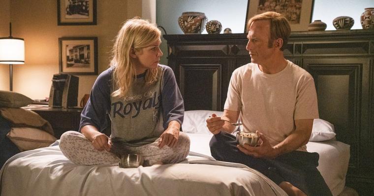 Rhea Seehorn and Bob Odenkirk in Better Call Saul