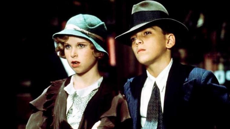 Florence Garland and Scott Baio in Bugsy Malone