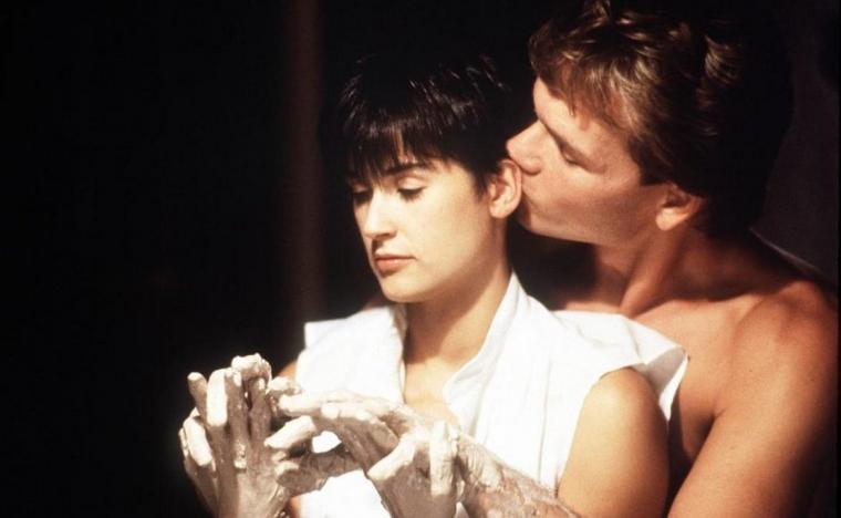 Demi Moore and Patrick Swayze in Ghost