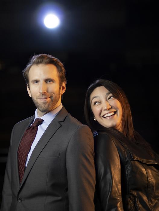 Robert Kemp and Jessica Murillo in First Date