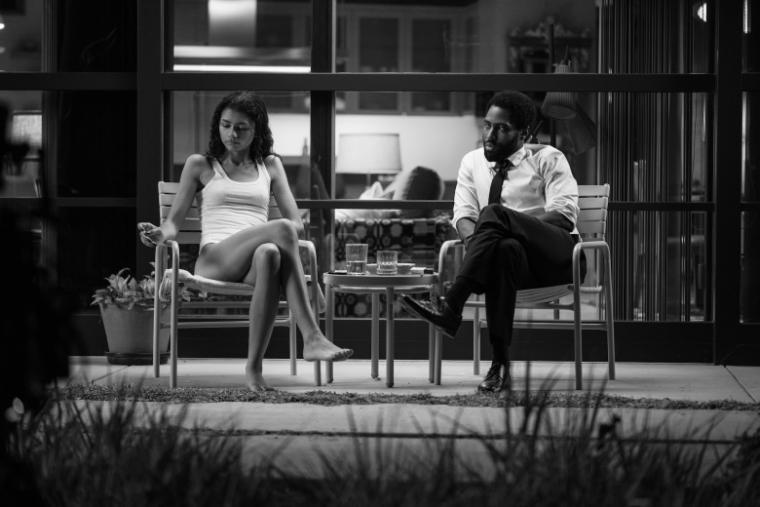 Zendaya and John David Washington in Malcolm & Marie
