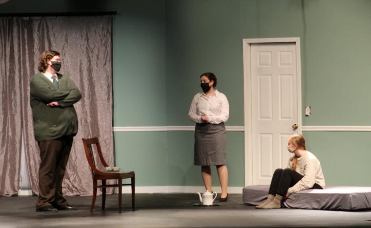 TJ Green, Peyton Reese, and Amber Cook in Two Rooms (photo by Elena Vallejo)