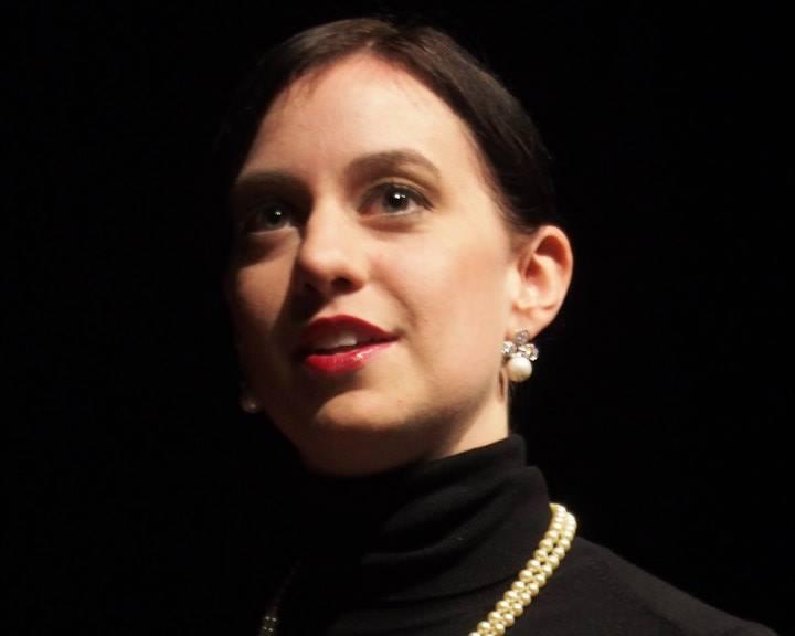 Shelley Cooper in "La Divina: The Last Interview of Maria Callas"