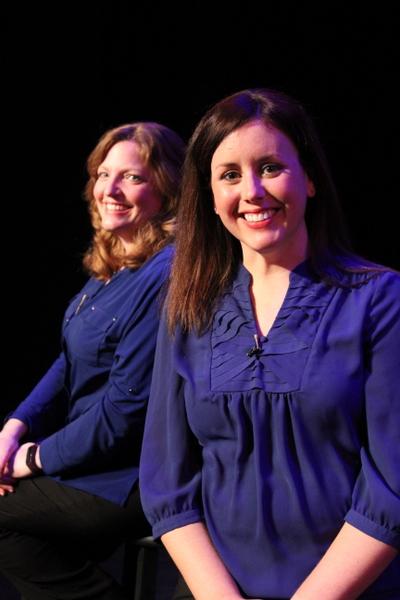 Sheri Brown Olson and Jennifer Sondgeroth in On with the Show: A QCMG Cabaret