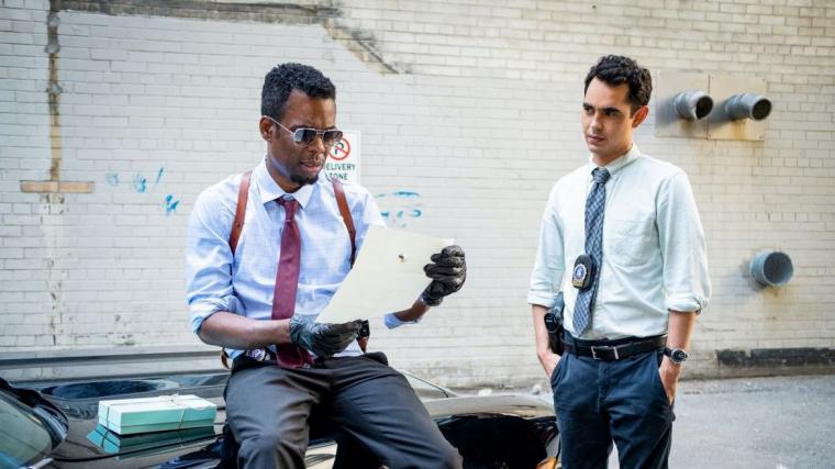 Chris Rock and Max Minghella in Spiral