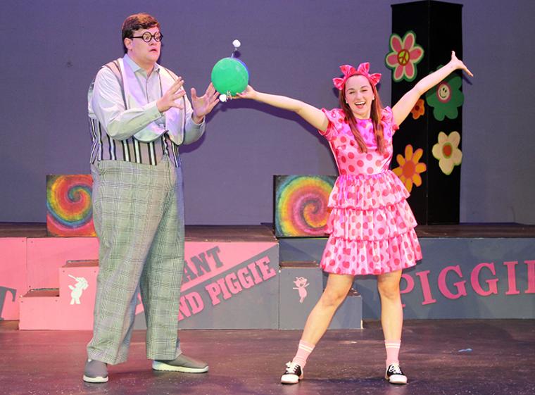 T.J. Green and Erica Lee Bigelow in "Elephant & Piggie's 'We Are in a Play!'"