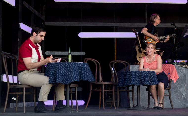  Grant Alexander Brown and Ava Schmidt in Smokey Joe's Cafe (photo by Kristen Jones)