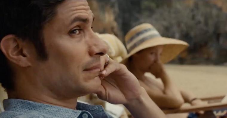 Gael Garcia Bernal and Vicky Krieps in Old