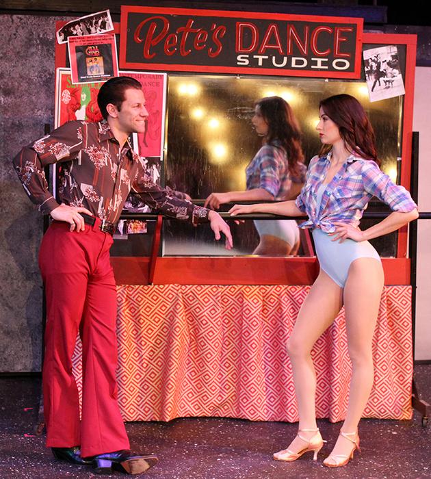 Justin Wolfe Smith and Emily Stys in Saturday Night Fever