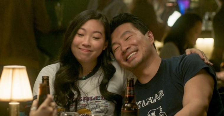Awkwafina and Simu Liu in Shang-Chi & the Legend of the Ten Rings