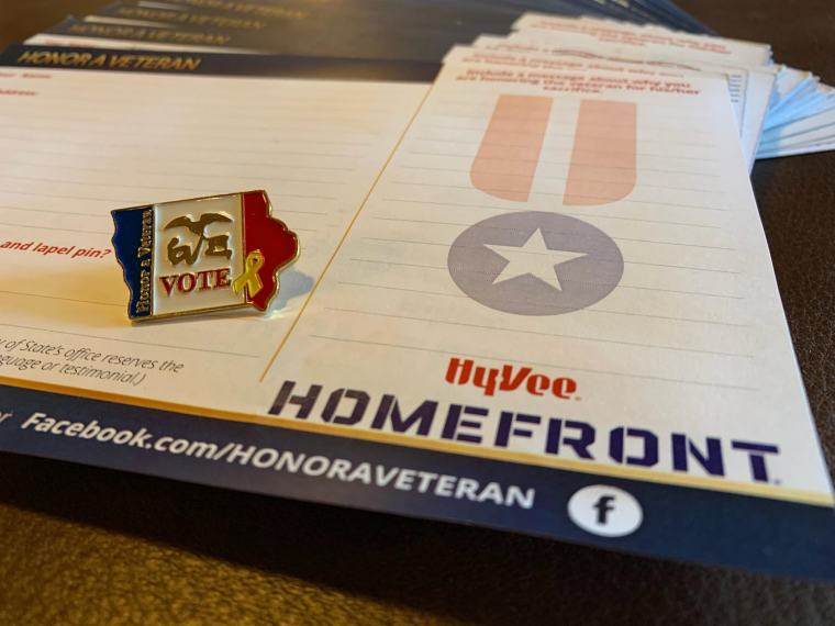 Iowa Secretary of State Paul Pate Partners with HyVee to Honor