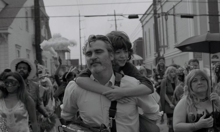 Joaquin Phoenix and Woody Norman in C'mon C'mon