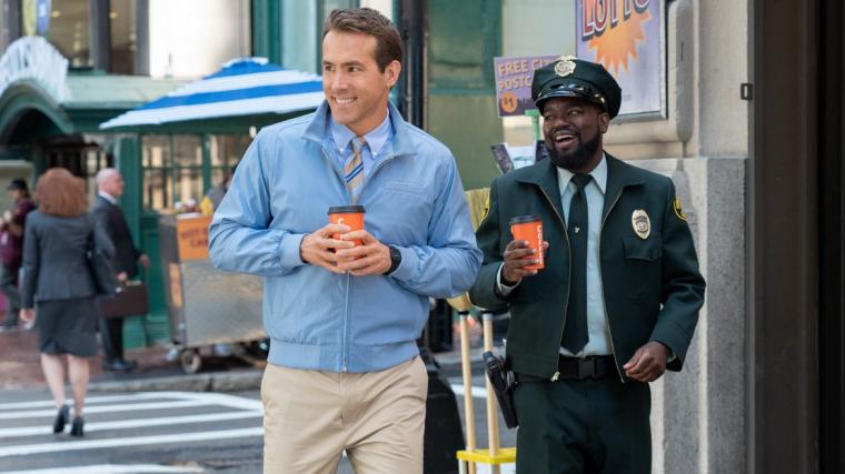 Ryan Reynolds and Lil Rel Howery in Free Guy