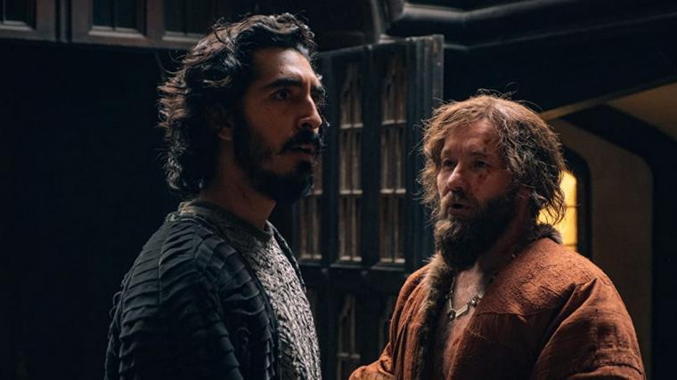 Dev Patel and Joel Edgerton in The Green Knight