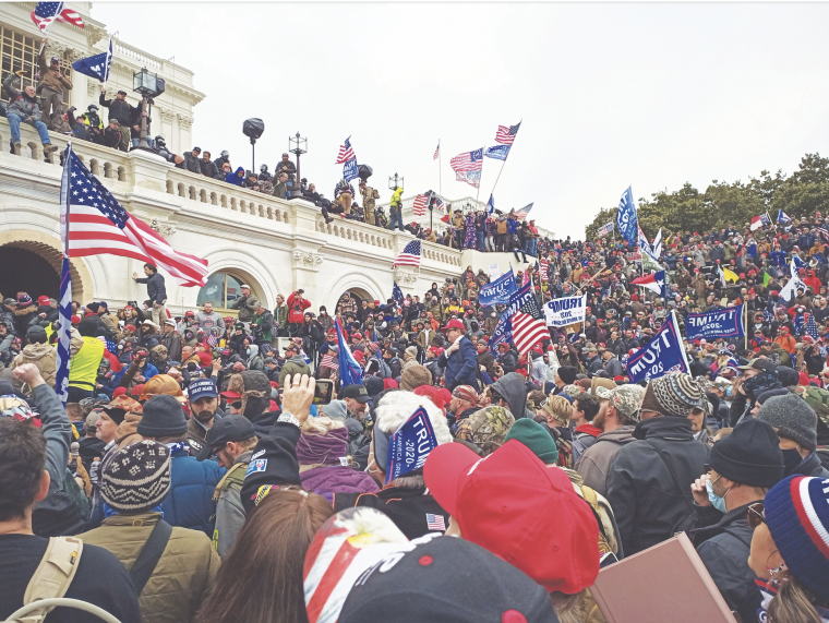 January 6, 2021 US Capitol Up Close by Jason Bermas