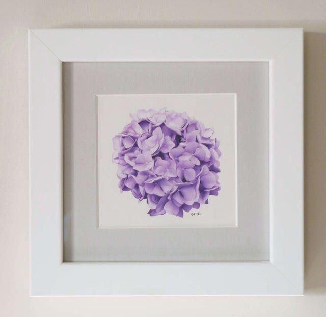 Grace Fundenberger's "Hydrangea"