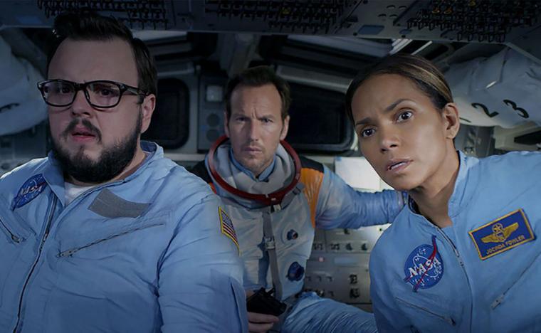 John Bradley, Patrick Wilson, and Halle Berry in Moonfall