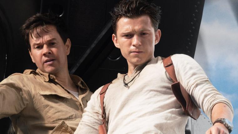 Mark Wahlberg and Tom Holland in Uncharted