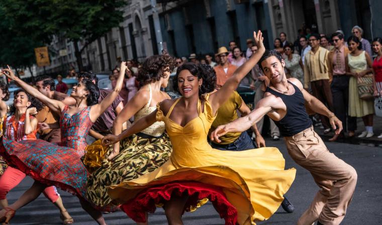 Ariana DeBose and David Alvarez in West Side Story