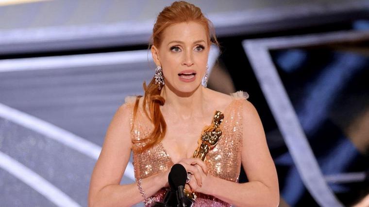 Best Actress winner Jessica Chastain