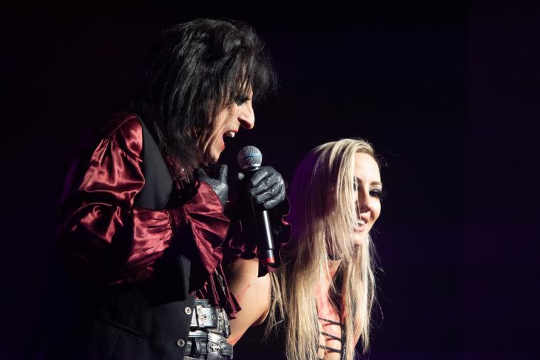 Alice Cooper and Nita Strauss