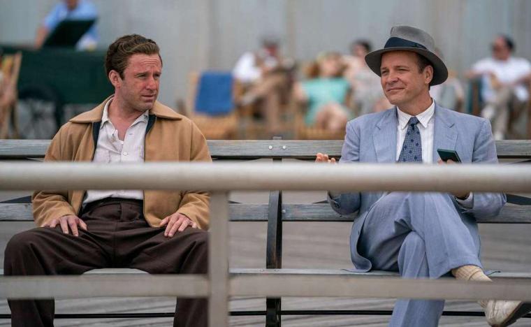 Ben Foster and Peter Sarsgaard in The Survivor