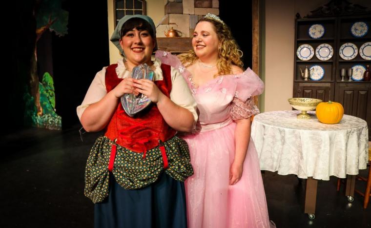Hannah Wiyrick and Katherine Zerull in Rodgers & Hammerstein's Cinderella